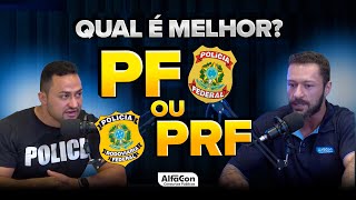 Qual concurso escolher PF ou PRF cortespodcast  AlfaCon [upl. by Vashtee]