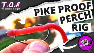 PIKE PROOF PERCH RIG  KNOTABLE FINESSE WIRE LEADER FOR UL amp BFS PERCH LURE FISHING  HACK [upl. by Aivle]