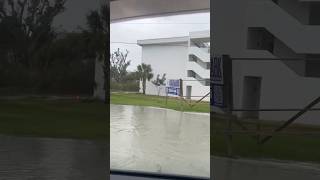 sanibelisland storm surge Hurricane Helene 92624 Middle Gulf florida flooding hurricanehelene [upl. by Comethuauc]