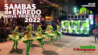 Sambas de Enredo  Nova Friburgo Carnaval 2022 Grupo A e Especial [upl. by Celeski]