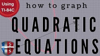 How to graph quadratic functions on ti84 [upl. by Pollie659]