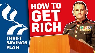 How to get rich with the TSP  2022 Investing for Service Members [upl. by Atikahs386]