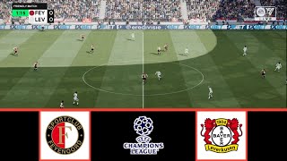 FEYENOORD VS BAYER LEVERKUSEN  UEFA CHAMPIONS LEAGUE 20242025  FOOTBALL LIFE 2024 [upl. by Bogey482]