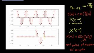 DT Fourier TransformRectangular Window [upl. by Eiliah]