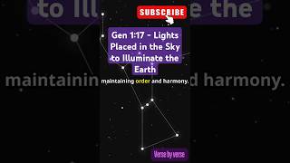 Gen 117  Lights Placed in the Sky to Illuminate the Earth  Divine Arrangement inspiration [upl. by Julee]