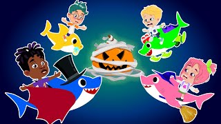 New Baby Shark Halloween  Kids Song  Finny The Shark [upl. by Solnit]