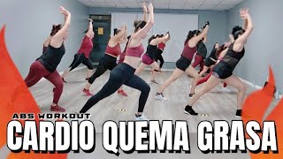 cardio abdomen  Cardio Quema Grasa  No Jumping [upl. by Almeta]