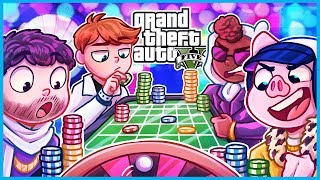 GTA 5 but we gamble all our money at the casino [upl. by Portuna41]