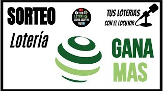 Sorteo Lotería Nacional tarde GANA MAS Resultados En Vivo de hoy lunes 11 de noviembre de 2024 [upl. by Ainwat]