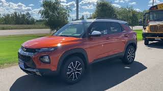 2022 Trailblazer Activ in Vivid Orange Metallic with White roof check it out [upl. by Nemzaj]