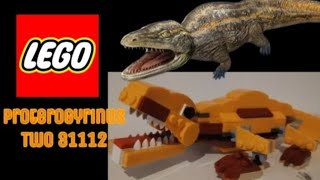 Lego creator alternative build Proterogyrinus for two 31112 [upl. by Bartlet406]