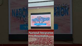 National Integration Presentation gwalior nccdrillpractice defence nccdrill india [upl. by Atisusej299]