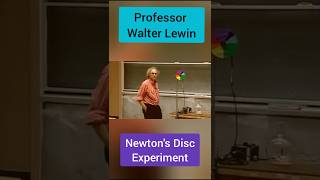 Professor Walter Lewin Lecture Newtons Disc Experiment ytshorts shorts [upl. by Jarrod977]