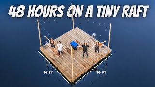 48 HOURS LIVING ON A RAFT ultimate friendship test with Eamon and Bec [upl. by Isabea]