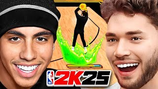 Adin Ross VS Konvy 5000 Wager NBA 2K25 [upl. by Novahs45]