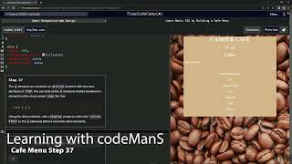 Learn Basic CSS by Building a Cafe Menu  Step 37 [upl. by Barnum]