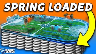 Rocket League but the field is SPRING LOADED [upl. by Georgianne666]