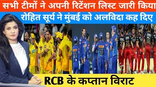 ipl auction live  ipl retention live  ipl retention 2025 date [upl. by Beckman]