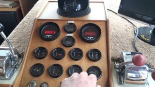 Tollycraft 48 brief look and engine start [upl. by Ecirehs951]