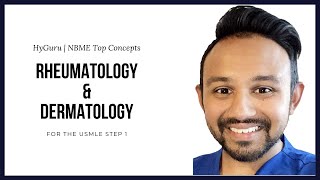 Top NBME Concepts  Rheumatology amp Dermatology USMLE Step 1 [upl. by Martens]