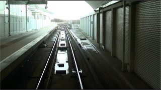 Cab ride metro Rotterdam Spijkenisse De AkkersRotterdam Centraal 20111224 10x versneld [upl. by Jereme759]