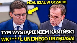 MARIUSZ KAMIŃSKI ROZWŚCIECZYŁ UNIJNEGO POLITYKA SWOIM WYSTĄPIENIEM CHAMSKO WYŁĄCZYŁ MU MIKROFON [upl. by Sax271]