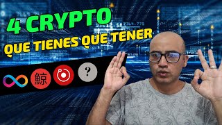 Las 4 criptomonedas con potencial de X100 crypto [upl. by Mayne]