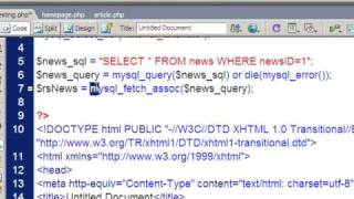 7 Using PHP to query a mySQL database [upl. by Jacquie]