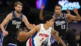 Detroit Pistons vs Sacramento Kings  Full Game Highlights  February 7 202324 NBA Season [upl. by Haodnanehs]