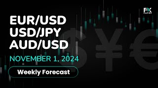 EURUSD USDJPY AUDUSD Weekly Price Forecast Euro Yen Dollar Technical Analysis Nov 48 [upl. by Enreval689]