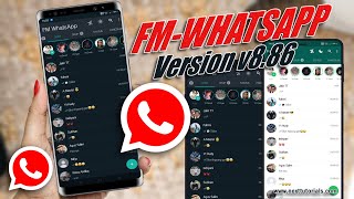 WA M0D Terbaru 2021  FM WhatsApp v886 Update Fitur Lengkap [upl. by Meggie]