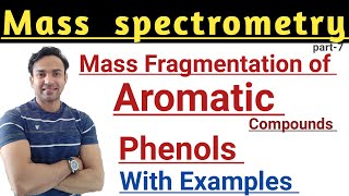 Mass Fragmentation of Aromatic Compounds and Phenols Mass spectrometry [upl. by Moore862]