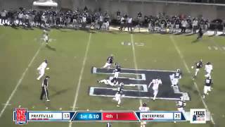 Enterprise 5 Marcus Jones shows his return skills on this 78 yard pick six [upl. by Smeaj800]