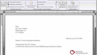 Business Contact Manager for Outlook Serienbrief erstellen [upl. by Nadaha]