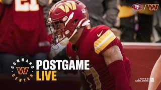 Postgame Live Commanders Fall at Home to 49ers to Close Out 2023  NFL Week 17  Instant Reaction [upl. by Boycey]