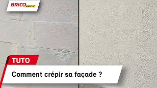 Comment crépir sa façade   Bricomarché [upl. by Alegnave]