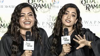 Rashmika Mandanna Cute Speech At Sita Ramam Trailer Launch Event  Dulquer  Mrunal [upl. by Eeryk732]