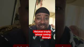 Heisman Trophy winner coming through￼ collegefootball goviral realtalk sports [upl. by Jo-Anne]