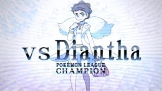 Pokemon X and Y  Champion Diantha Battle [upl. by Cence]