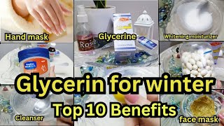 Top Five Uses Of Glycerin  Glycerin Benefits  Home Remedies  DIY Hacks [upl. by Ahseeyt]