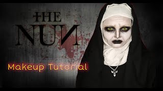 Valak Makeup Tutorial  Nun Look  Halloween Makeup  Manisha Hela [upl. by Trudy298]