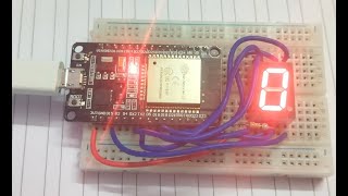 7 Segment Display web server using ESP32 [upl. by Eirameinna]