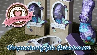 Tutorial Verpackung für einen Osterhasen mit Material von Stampin Up [upl. by Eindys72]