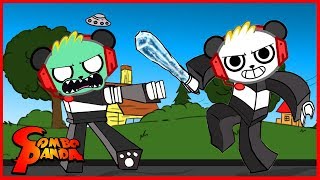 Roblox Most Epic Battle with Zombies and Ice Breaker Lets Play with Combo Panda [upl. by Lishe]