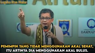 Pemipin Harus Mengedapan Kan Idealisme Bukan Materialisme  Rocky Gerung [upl. by Ahtabbat]