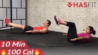 10 Minute Abs Workout for Women amp Men at Home  10 Min Ab Workout with No Equipment [upl. by Aihcropal]