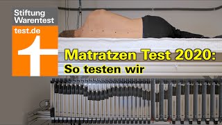 Test Matratzen 2020 So testen wir Matratzen amp ermitteln den MatratzenTestsieger [upl. by Madelene]