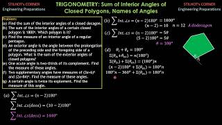 31 INTERIOR EXTERIOR COMPLEMENTARY SUPPLEMENTARY and EXPLEMENTARY ANGLES [upl. by Ballman]