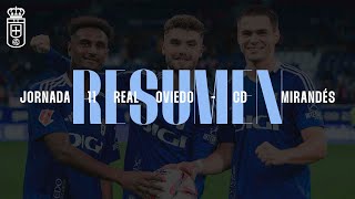 Resumen Real Oviedo  CD Mirandés Jornada 11 20242025 [upl. by Elsbeth]