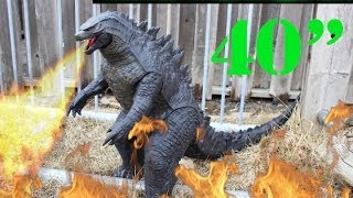 2014 40quot Giant Size Godzilla Review Adult Toy [upl. by Lalita506]